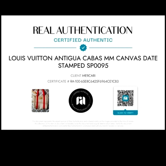 Louis Vuitton Antigua Cabas MM Canvas DATE STAMPED SP0095 - Picture 2 of 11